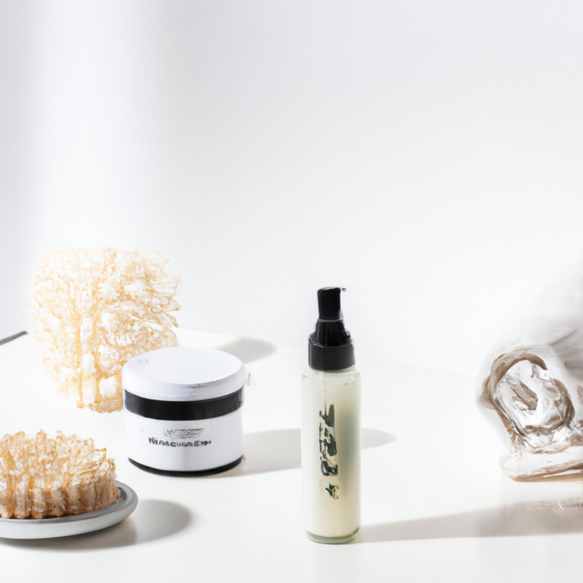 Unleash the power of nature with these indulgent natural skin care routines, featuring CBD-infused body lotion, exfoliating scrub, and a fluffy towel for the ultimate self-care experience.