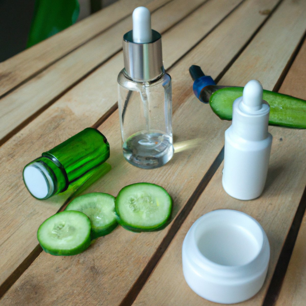 Get ready to glow with these natural skin care routines! From cucumber-infused water to hydrating mists, this table has everything you need for a fresh-faced look. Don't forget the facial oil and moisturizing cream for the ultimate pampering experience. Your skin will thank you!