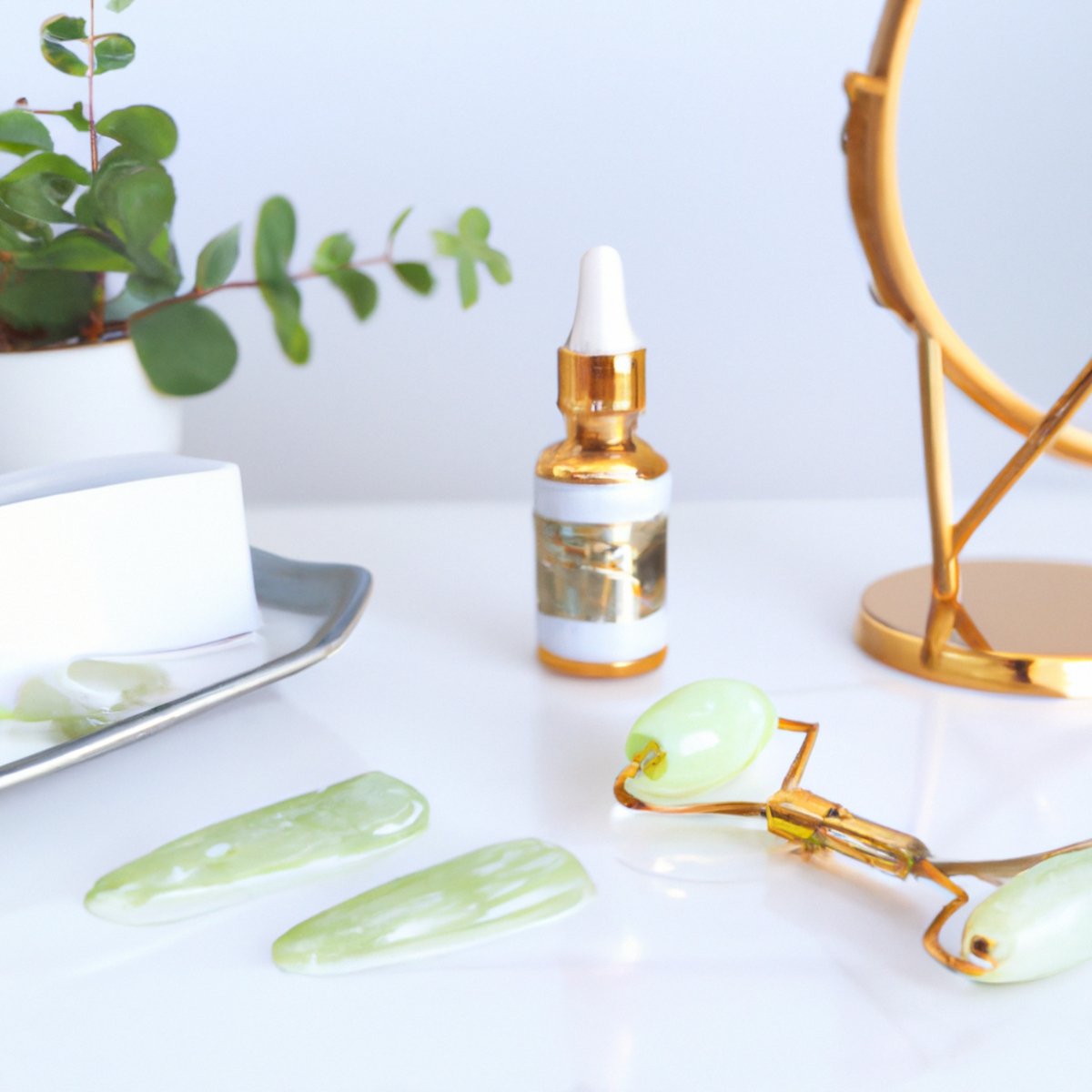 Unleash the Fountain of Youth with these Natural Skin Care Routines - because who needs a time machine when you have a jade roller and gold-plated facial massage tools?