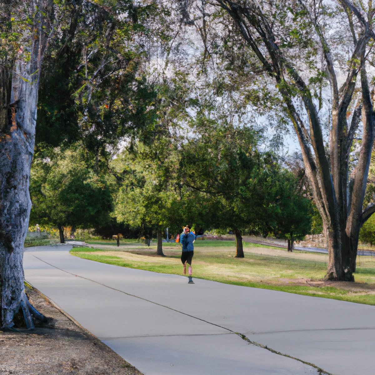 Person jogging in park surrounded by nature - Maple Syrup Urine Disease (MSUD)