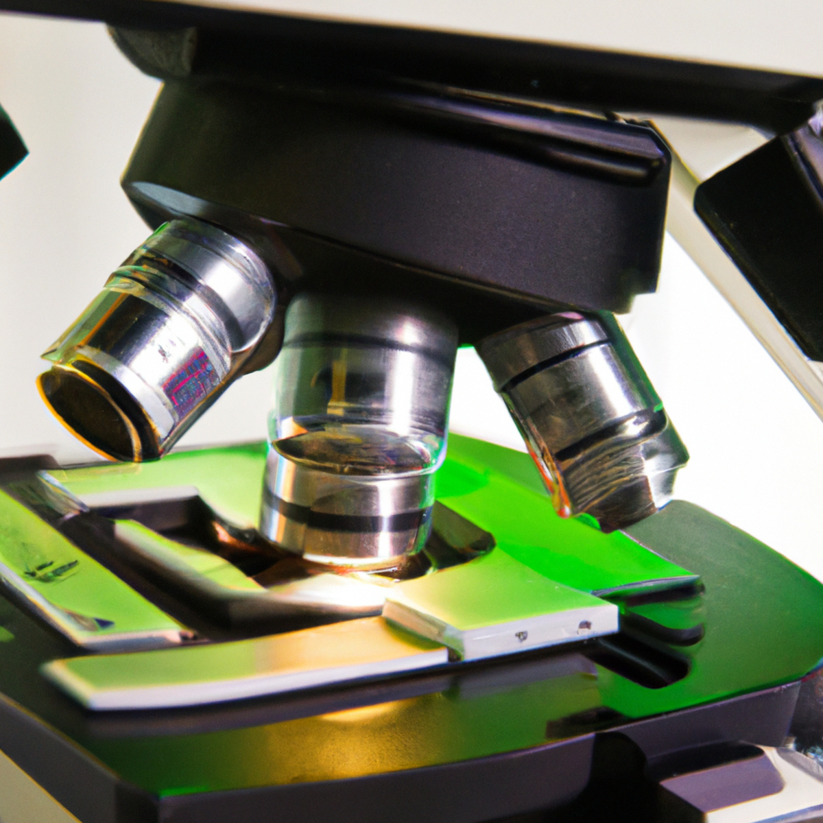 Close-up of laboratory microscope, symbolizing scientific exploration and research into rare genetic disorder.