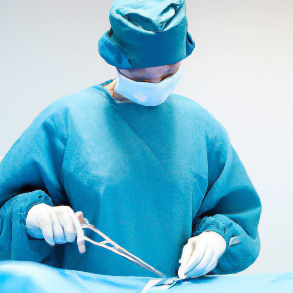 Surgeon performing delicate procedure for Treacher Collins Syndrome, showcasing advancements in surgical interventions.
