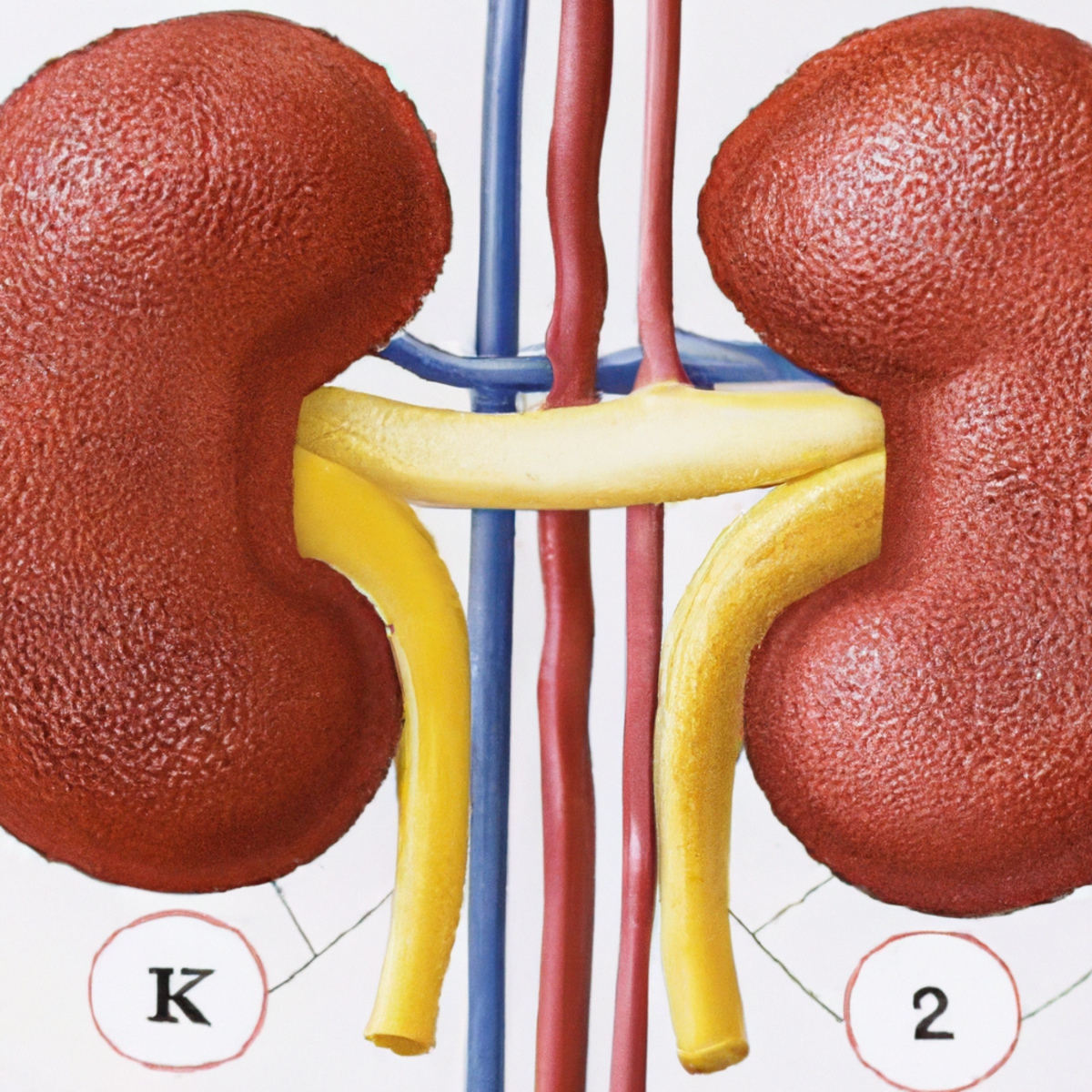 Dent Disease: Close-up of kidney model or medical illustration showcasing unique characteristics.