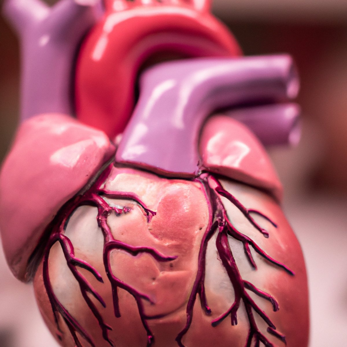 Intricate heart model showcases Fabry Disease's impact.