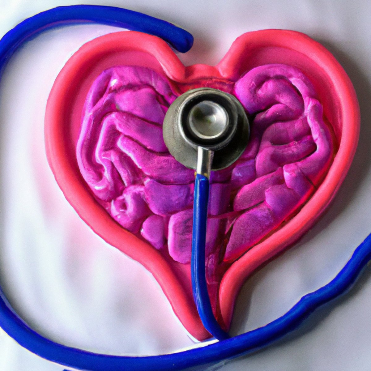 Stethoscope on heart-shaped model symbolizes diagnosing giant cell myocarditis, highlighting importance of accurate diagnosis and medical community's efforts - Giant Cell Myocarditis