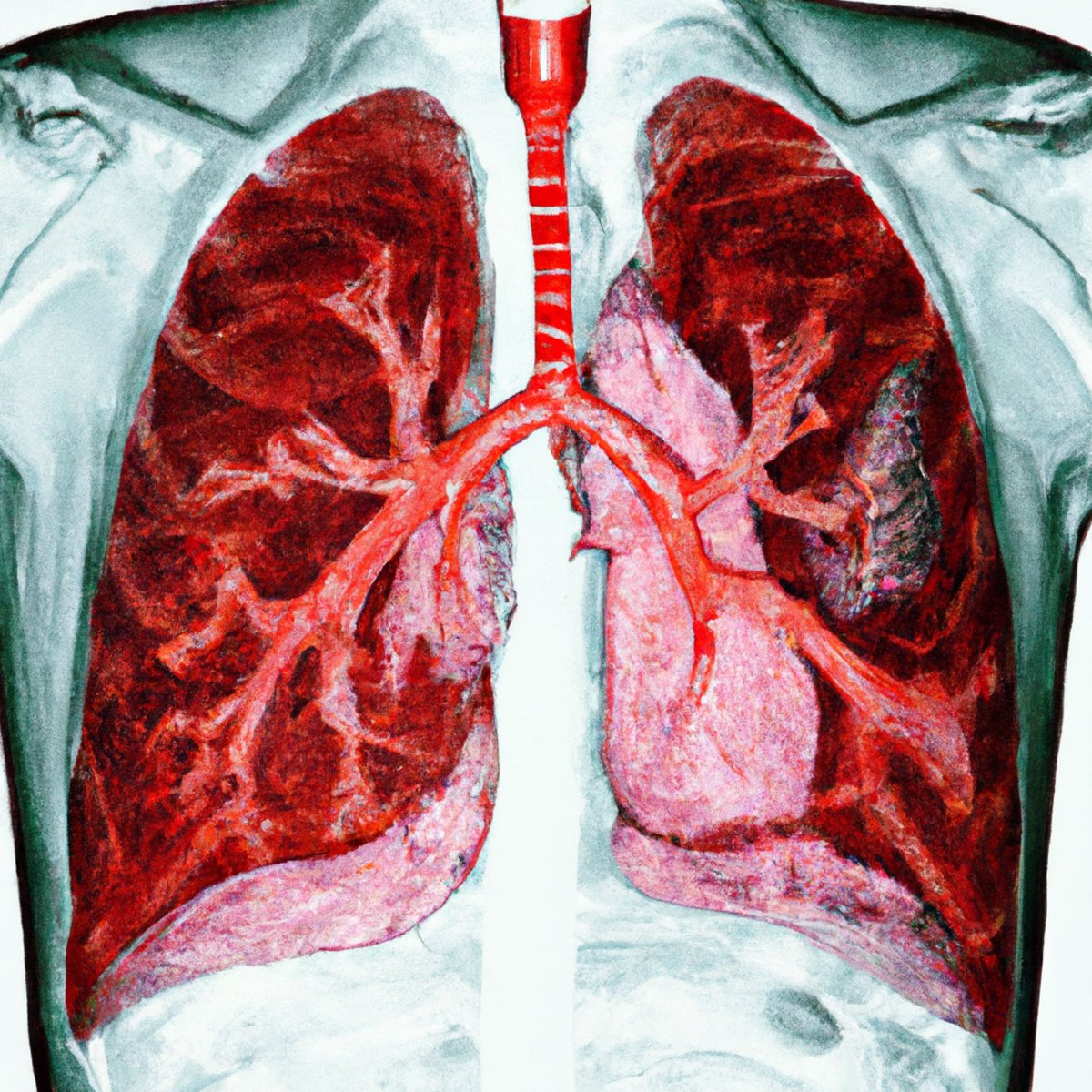 Close-up of healthy lung with translucent nodules, illustrating lymphangioleiomyomatosis and its genetic basis.