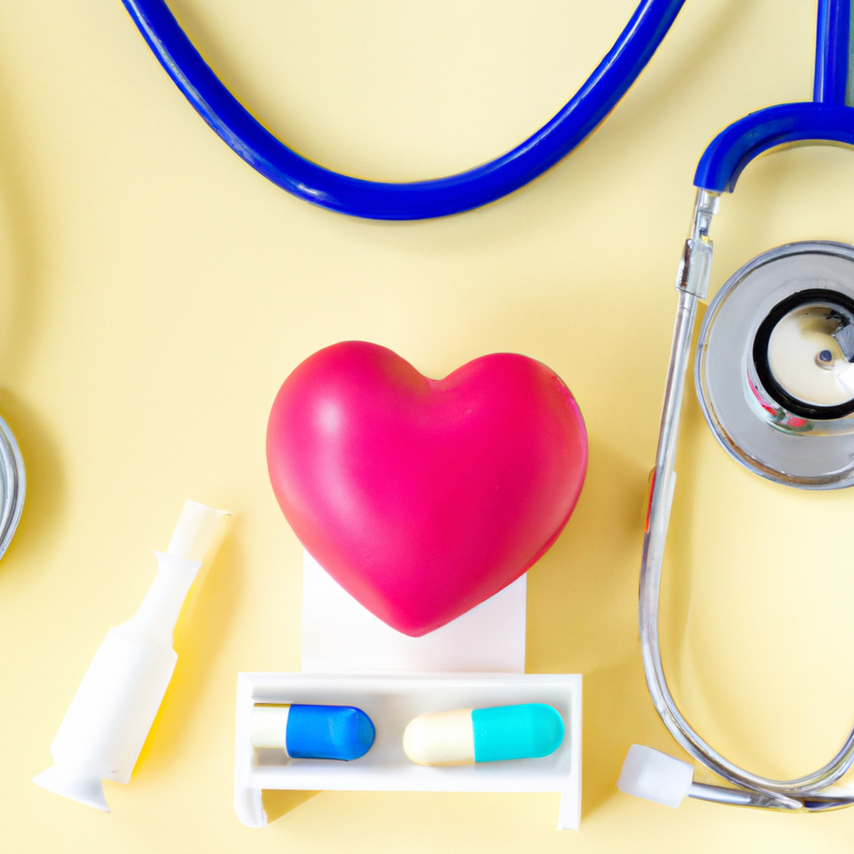 Medical equipment and tools for Fabry Disease diagnosis and treatment, symbolizing the connection to heart health and overcoming misconceptions - Fabry Disease
