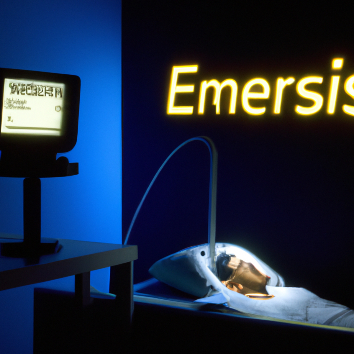 Medical setting with diagnostic equipment and tools, highlighting precision and complexity in diagnosing Rasmussen's Encephalitis in adults.