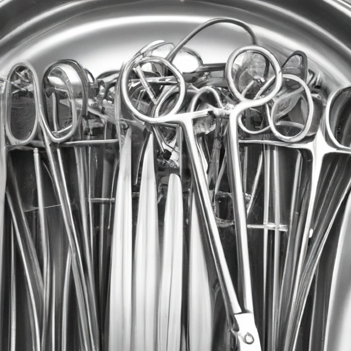 Sterile surgical tools, gleaming under bright lights, symbolize the precision and complexity of gallbladder surgeries - Gallbladder Neuroendocrine Tumor