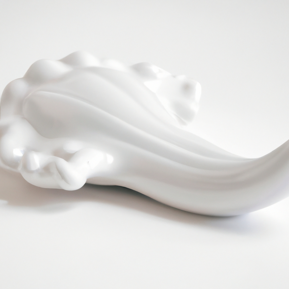 Delicate porcelain gallbladder sculpture demands urgent attention with flawless craftsmanship and captivating play of light and shadows - Porcelain Gallbladder 