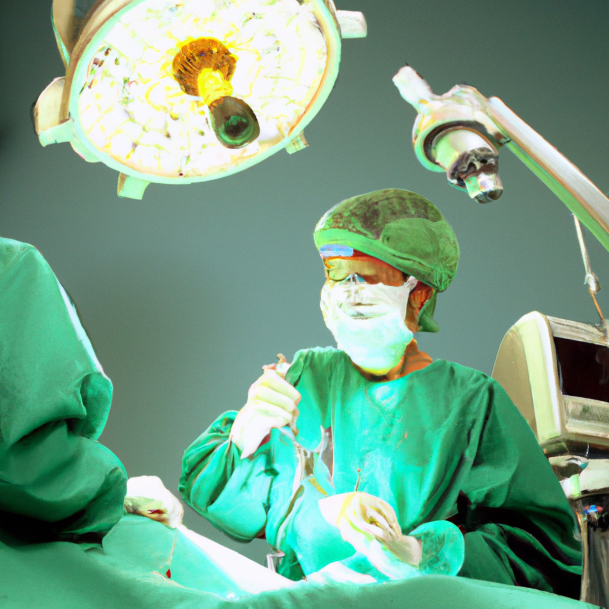 A surgical theater with a laparoscope, tools, and a Gallbladder Volvulusmodel, inviting readers to explore a medical article.